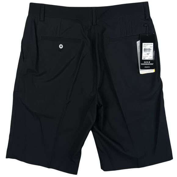 Adidas Climalite Performance Stretch Shorts Mens 30X10 Black Golf Athletic - Picture 1 of 16
